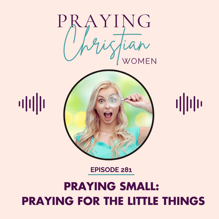 281 Praying Small: the Pros and Cons of Praying for the Little Things - Christian Books Today