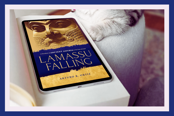 Lamassu Falling by Arturo R. Ortiz