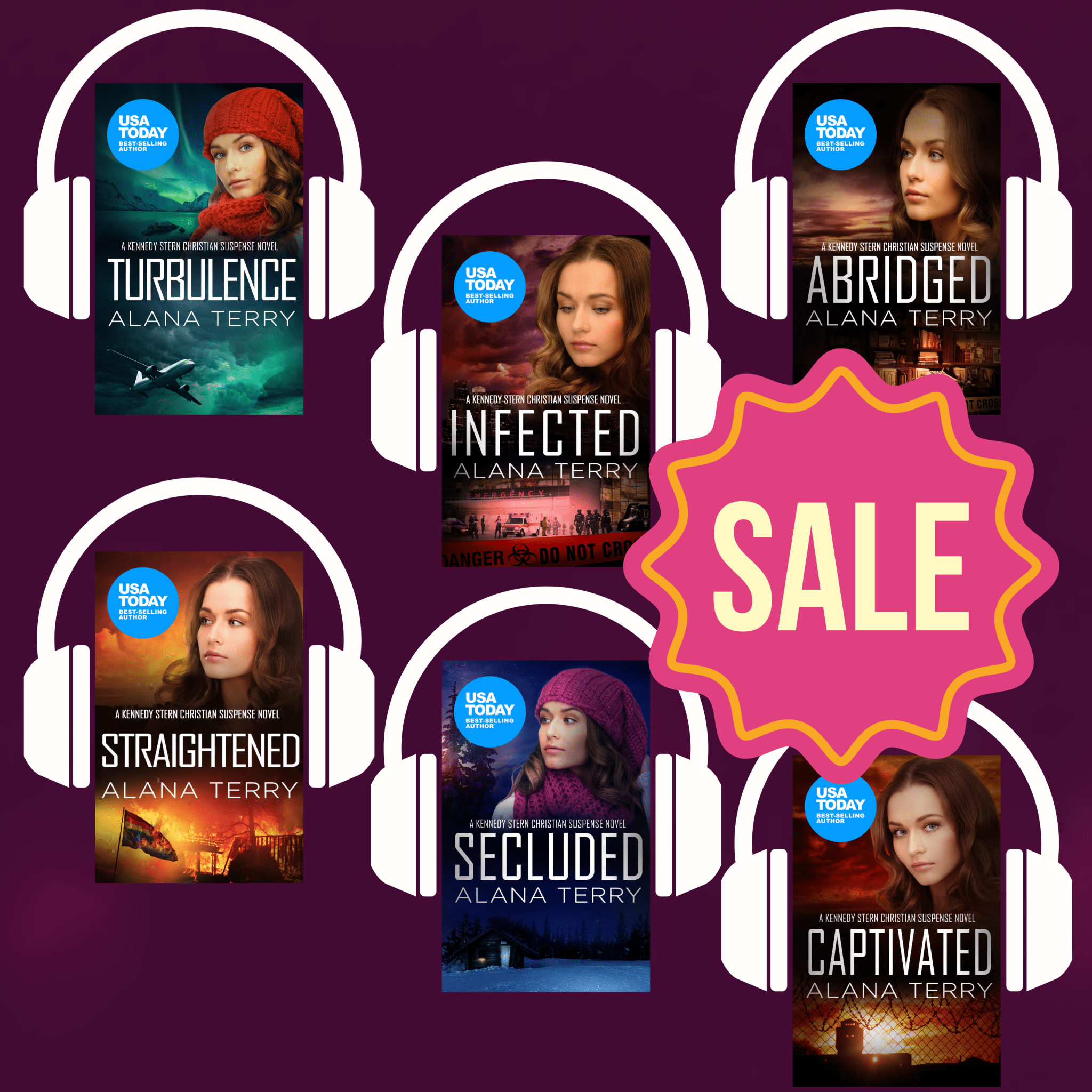 Kennedy Stern Audiobooks 4-9 Alana Terry