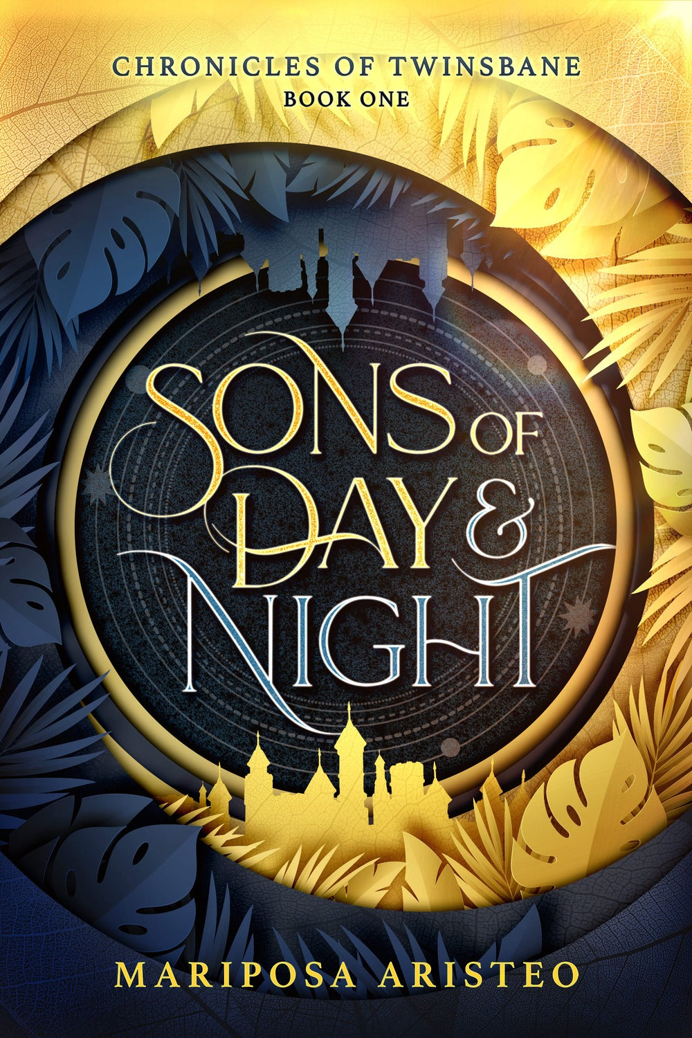 Book cover for Sons of Day and Night by Mariposa Aristeo
