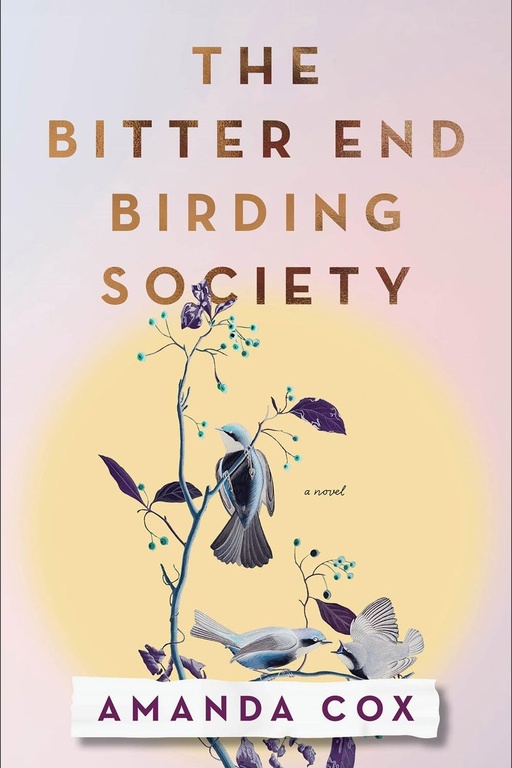 Book cover for The Bitter End Birding Society by Amanda Cox