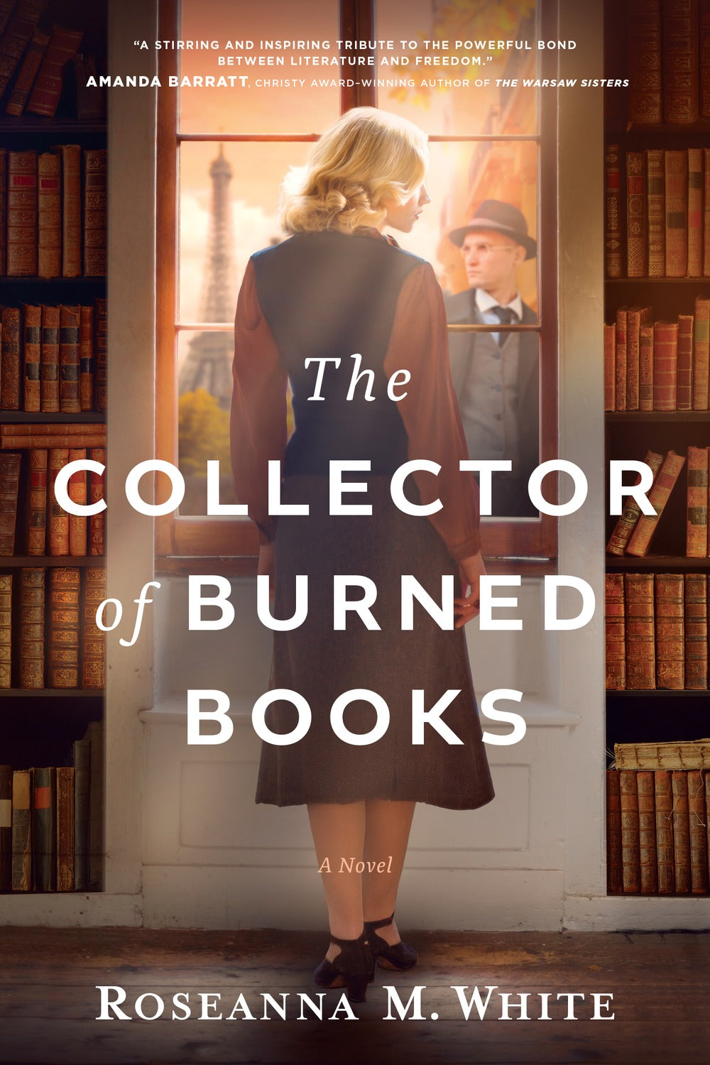 Book cover for The Collector of Burned Books by Roseanna M. White