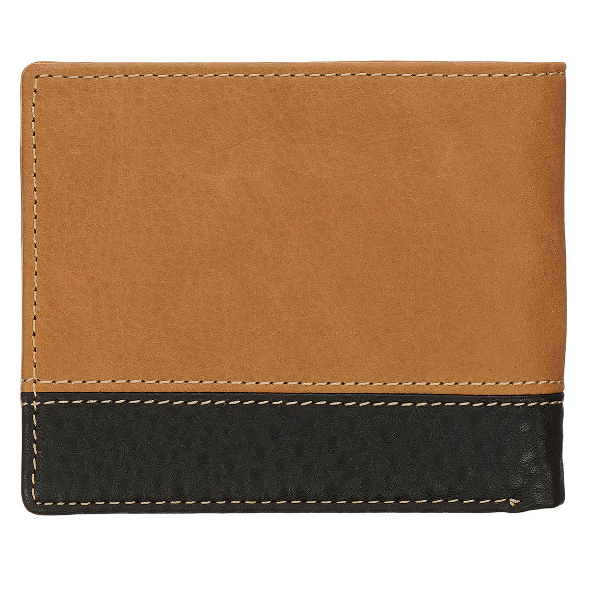 Cross Camel Tan and Espresso Leather Wallet - back view