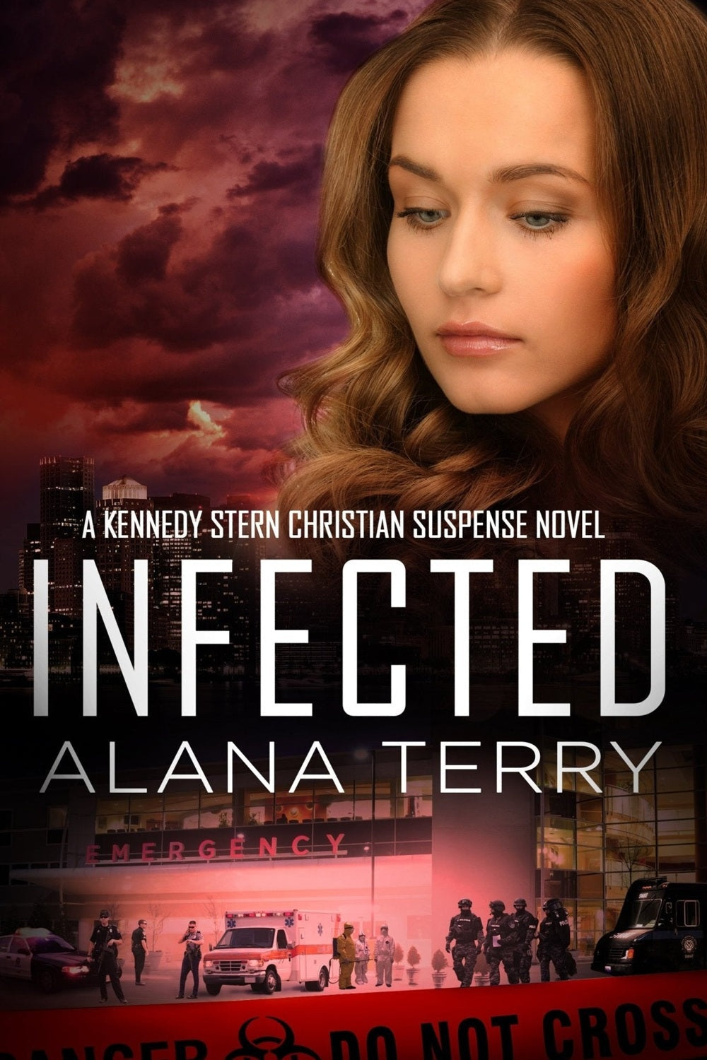 Infected: Kennedy Stern #6 by Alana Terry, flat front cover for the paperback