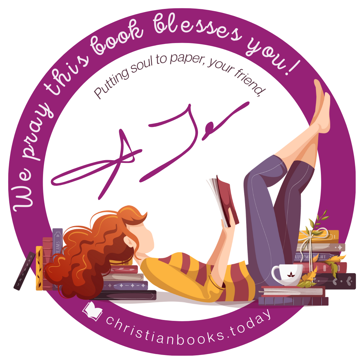 Signed Book Plate Sticker