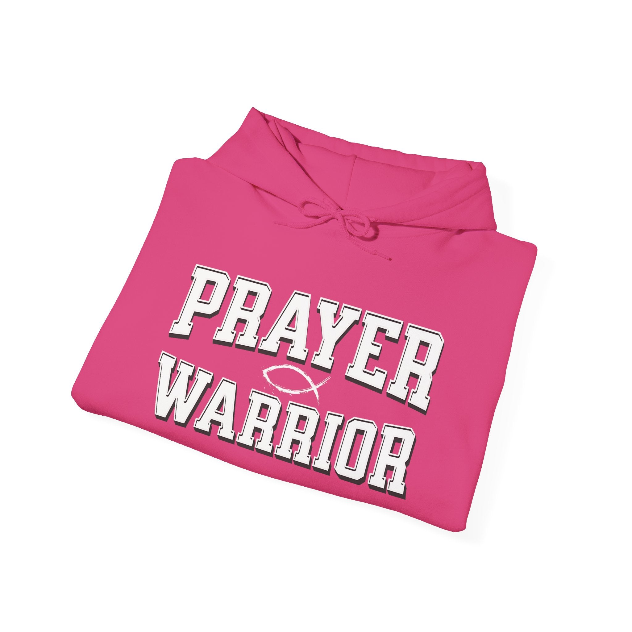 "Prayer Warrior" Hoodie 1 Thes 5:17 ~ Christian Women’s Scripture Sweatshirt Praying Christian Women