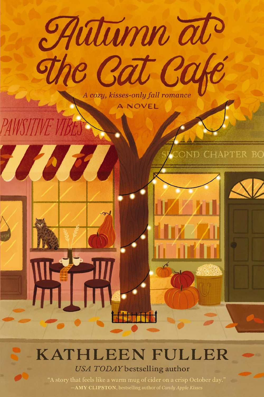 Autumn at the Cat Café by Kathleen Fuller