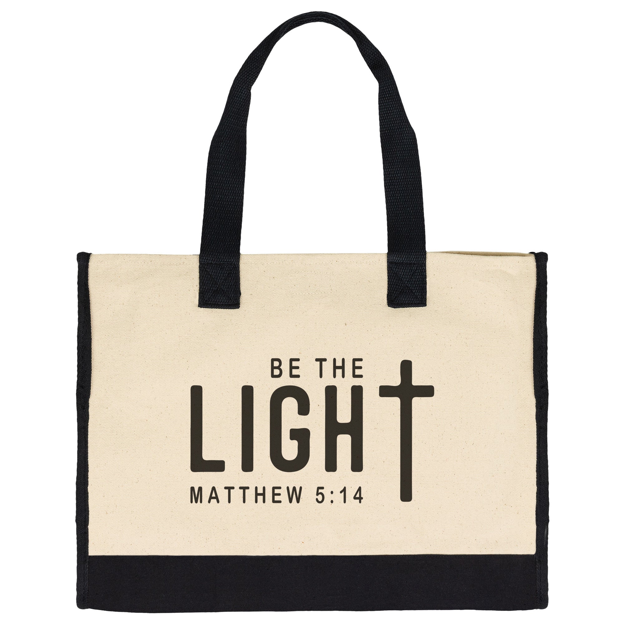 Be the Light premium tote bag