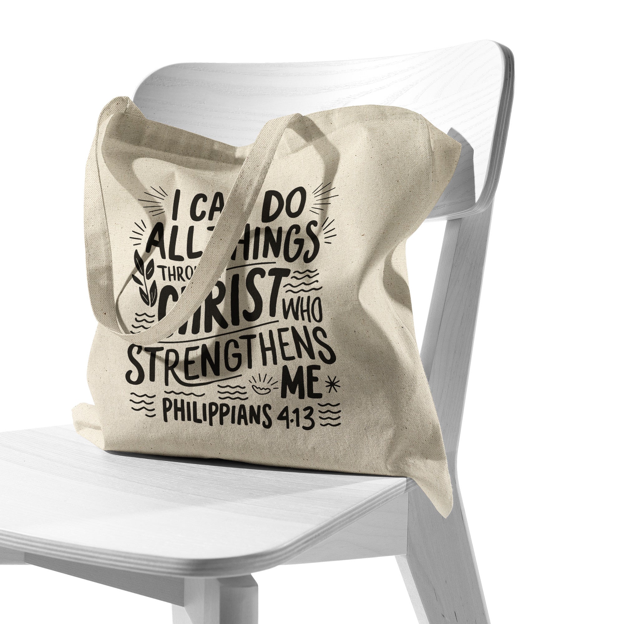 I Can Do All Things canvas tote bag