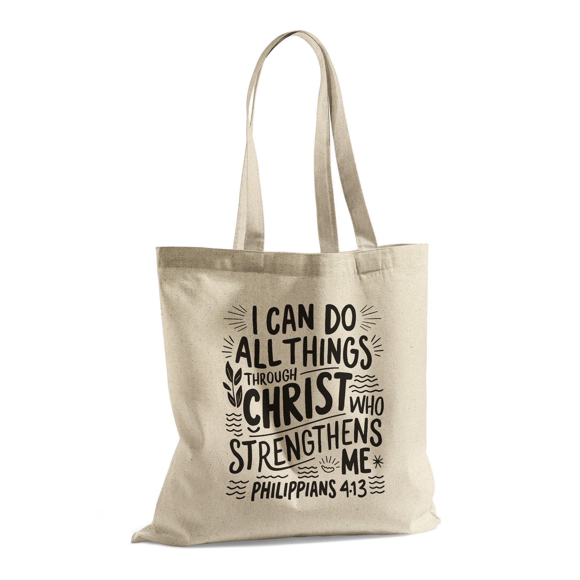 I Can Do All Things canvas tote bag