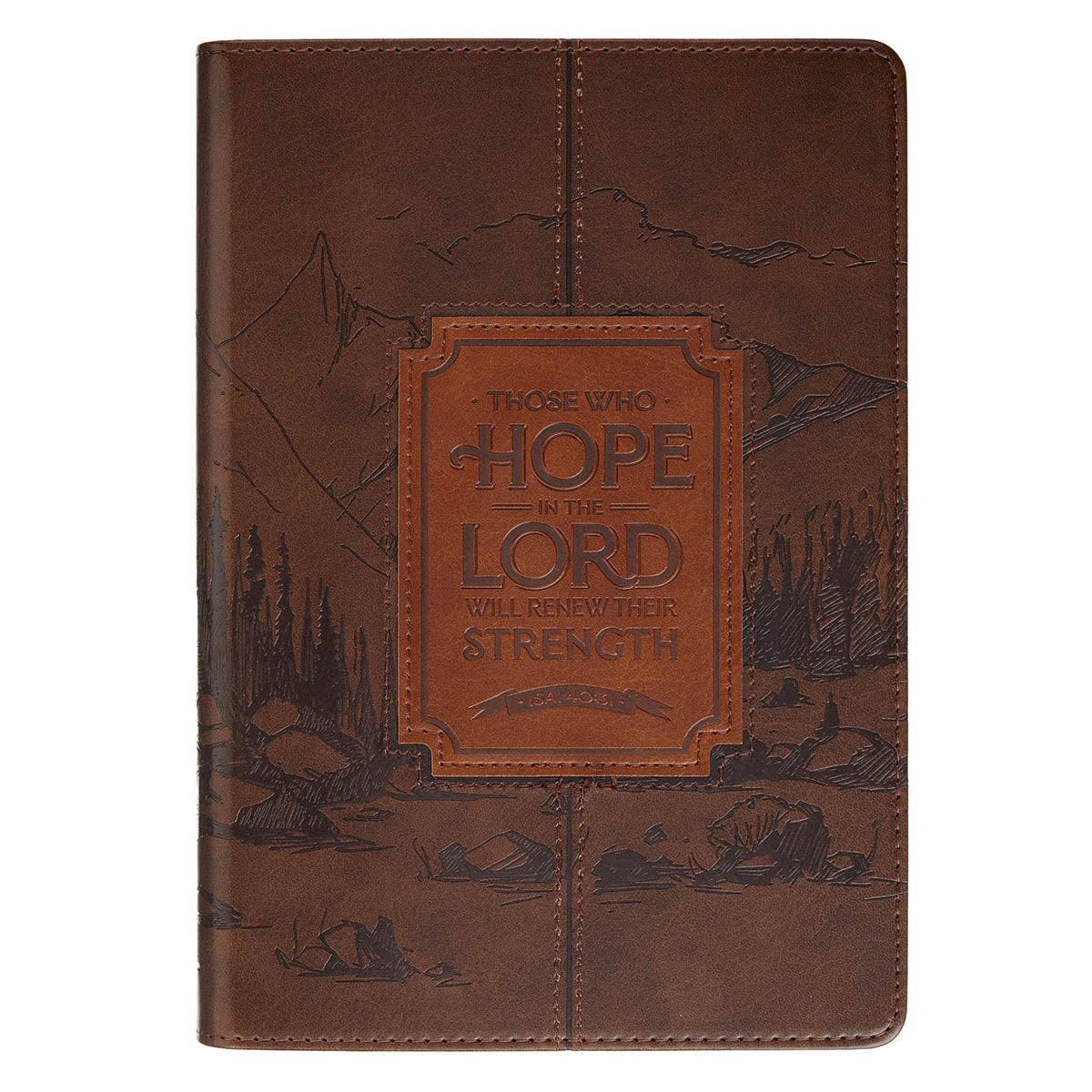 Hope in the Lord Chestnut Journal front cover