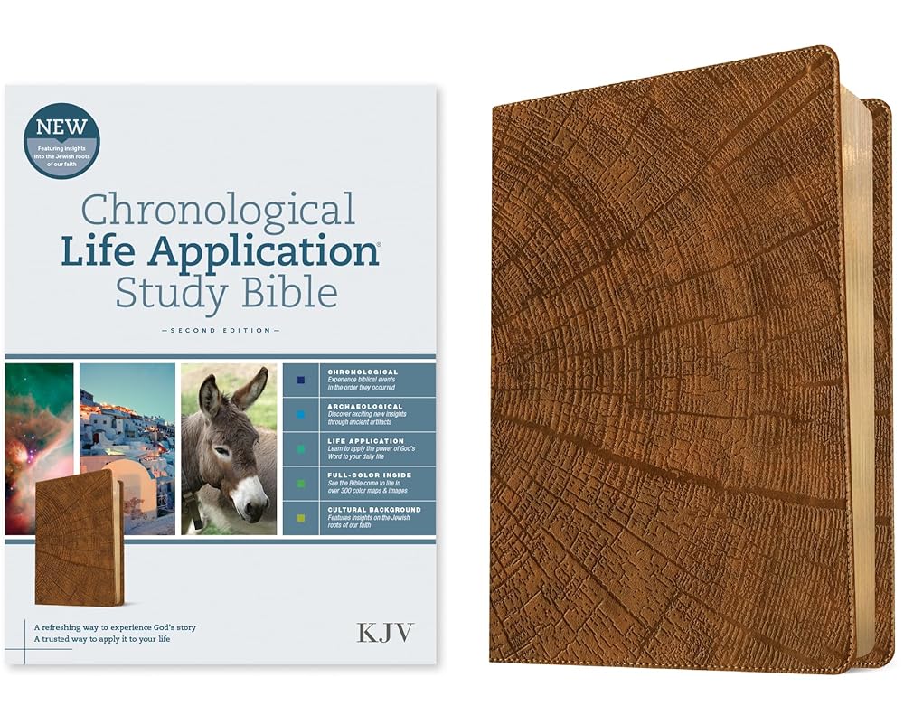 KJV Chronological Life Application Study Bible Faux Leather King James Version