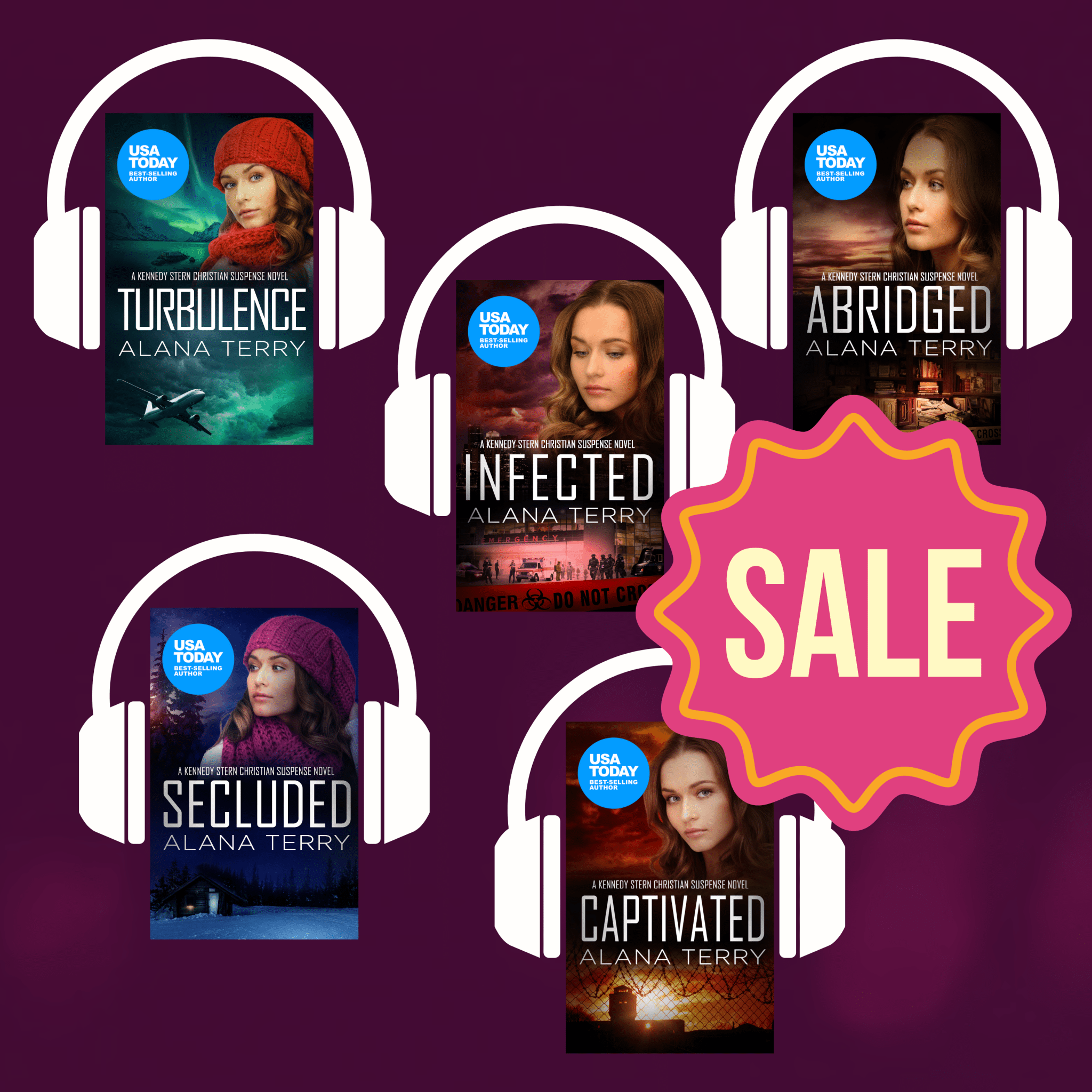 Kennedy Stern Audiobooks 5-9 Alana Terry