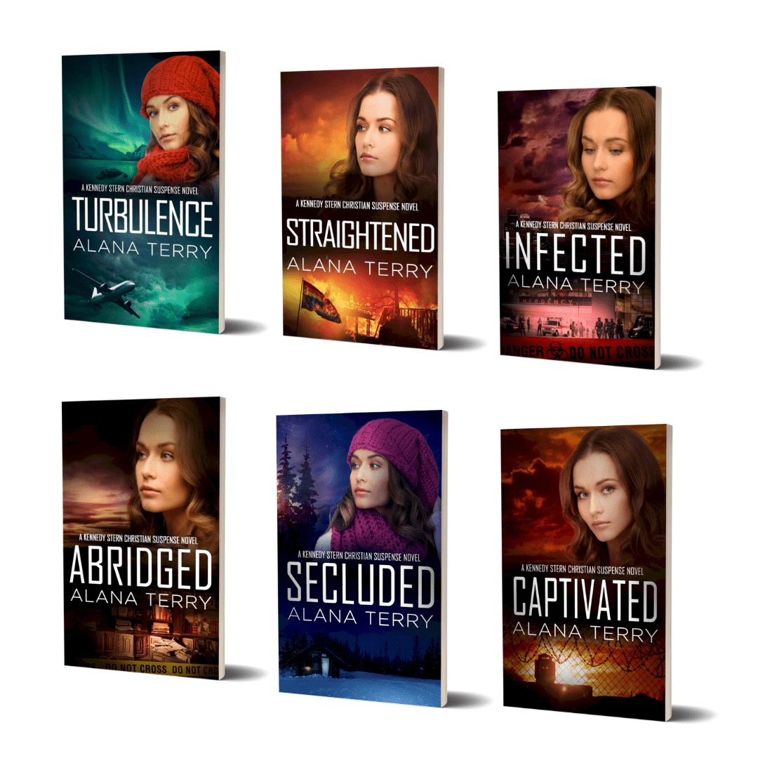 Kennedy Stern Christian suspense paperbacks Books 4-9 Alana Terry