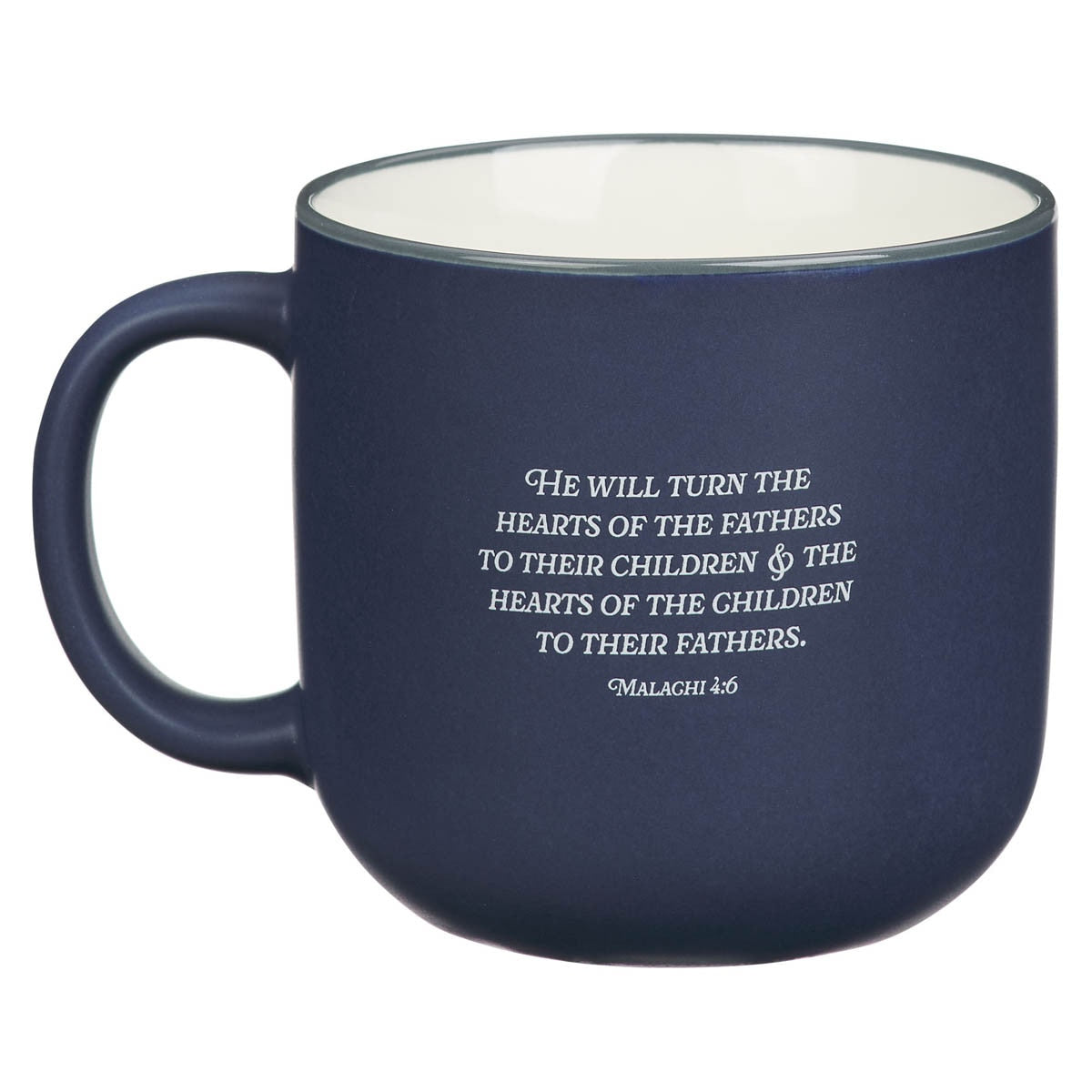 "I Love You, Dad" Navy Ceramic Coffee Mug Mal. 4:6 Christian Art Gifts