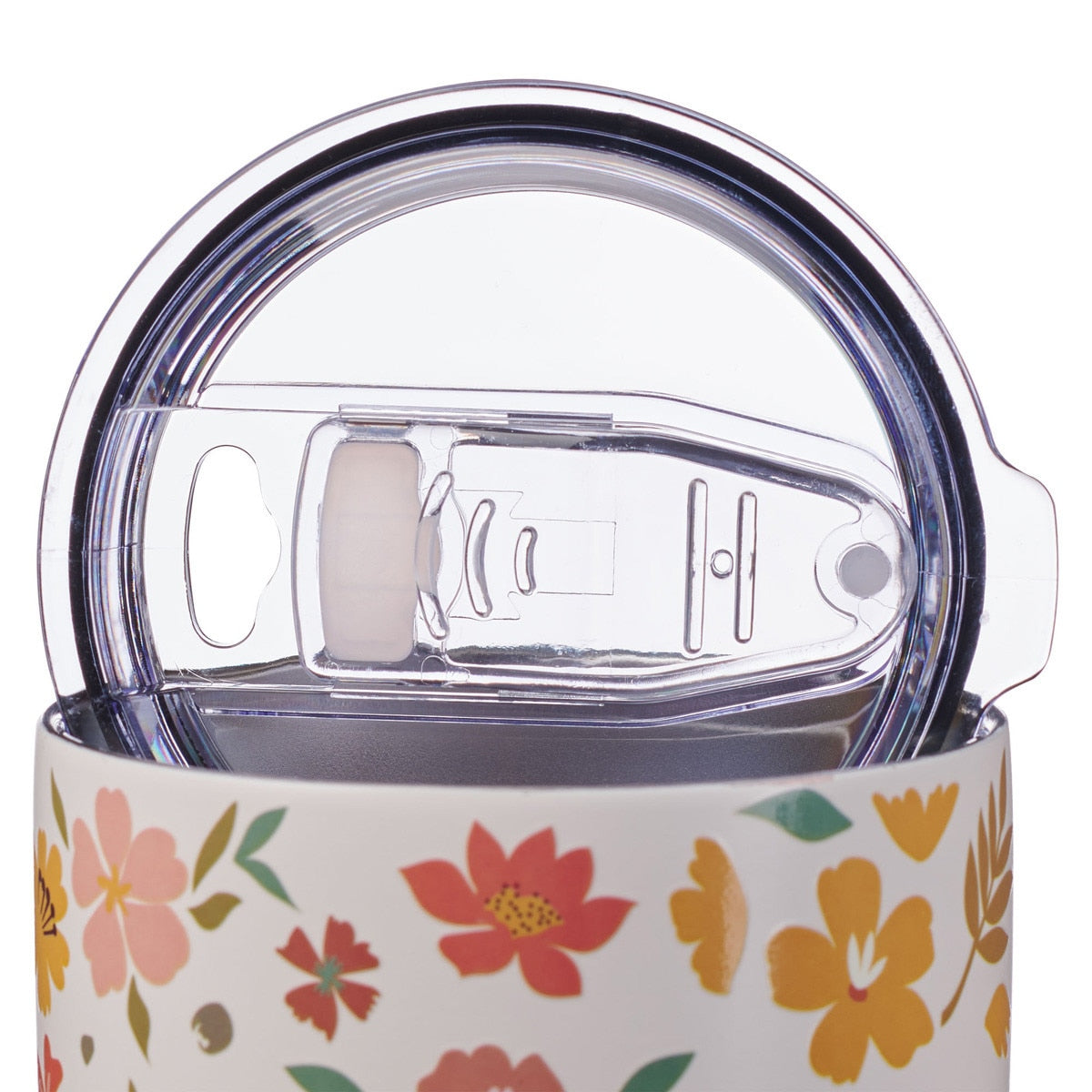 "World's Greatest Mom" Peach Floral Stainless Steel Tumbler Christian Art Gifts