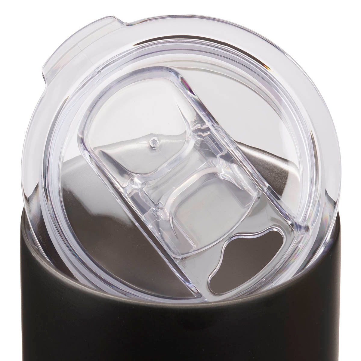 Man of God Black Stainless Steel Tumbler - detail view