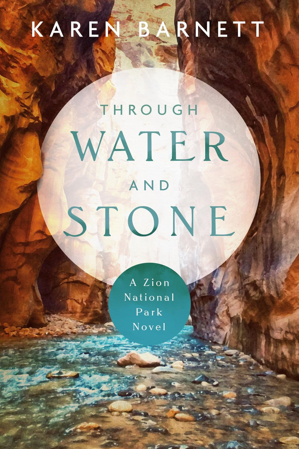 Book cover for Through Water and Stone by Karen Barnett