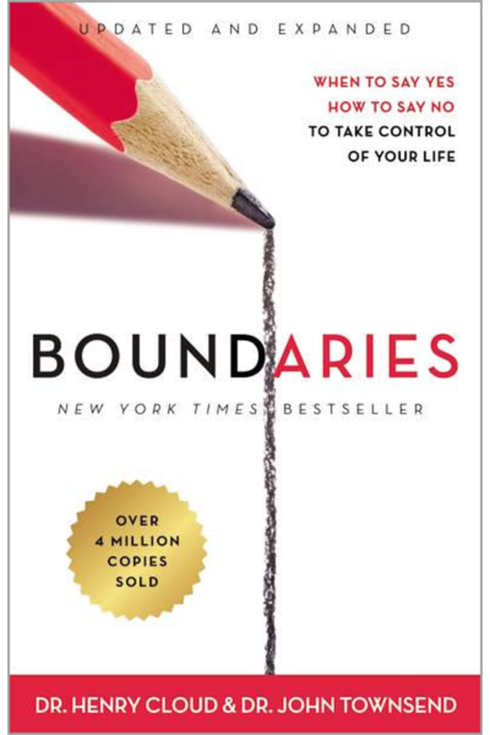 Boundaries, updated and expanded edition by Henry Cloud and John Townsend, full cover with both author names.