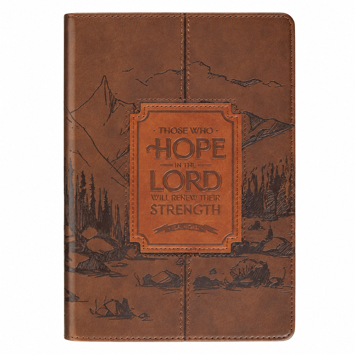 Hope in the Lord Chestnut Journal front cover