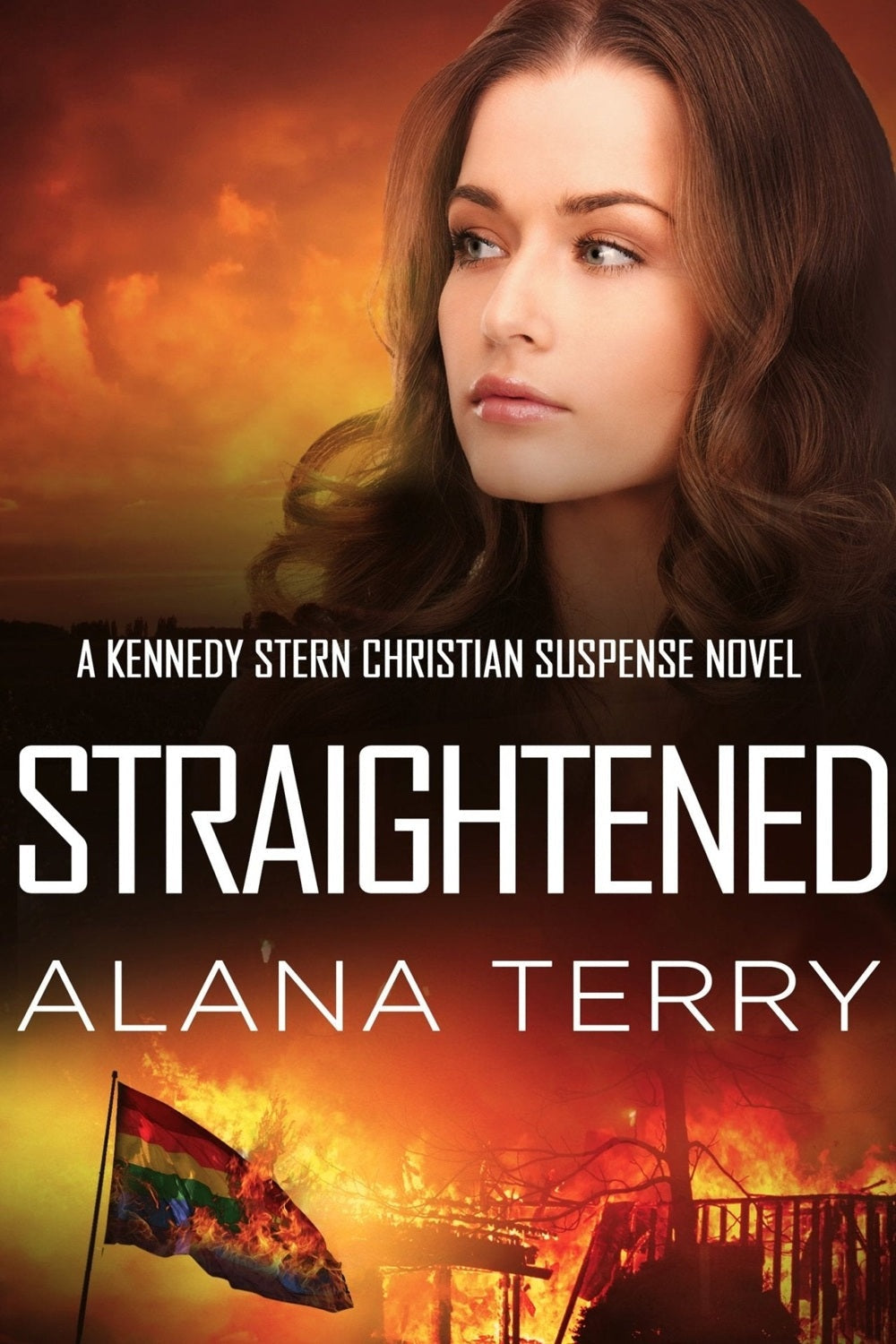 Straightened: Kennedy Stern #4 by Alana Terry, flat front cover for the paperback